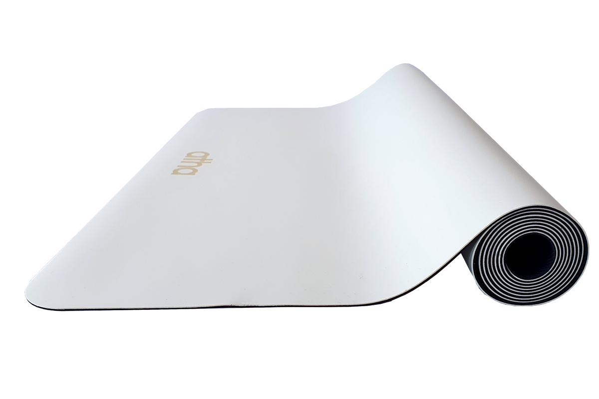 Eco friendly yoga mat atha PRO Travel white